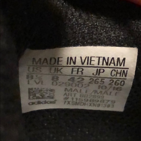 Adidas X Plr white and black sneakers size 8.5 - Picture 8 of 8